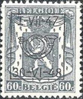 Belgium 1947 Definitives - Small State Arms - Precancellations-Stamps-Belgium-StampPhenom