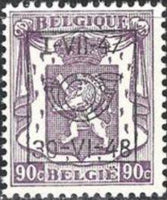 Belgium 1947 Definitives - Small State Arms - Precancellations-Stamps-Belgium-StampPhenom