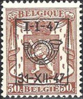 Belgium 1947 Definitives - Small State Arms - Precancellations-Stamps-Belgium-StampPhenom