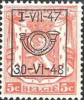 Belgium 1947 Definitives - Small State Arms - Precancellations-Stamps-Belgium-StampPhenom