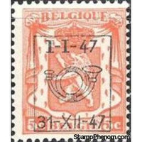 Belgium 1947 Definitives - Small State Arms - Precancellations-Stamps-Belgium-StampPhenom