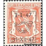 Belgium 1947 Definitives - Small State Arms - Precancellations-Stamps-Belgium-StampPhenom