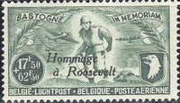 Belgium 1947 Way of Freedom - "Hommage à Roosevelt"-Stamps-Belgium-StampPhenom