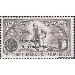 Belgium 1947 Way of Freedom - "Hommage à Roosevelt"-Stamps-Belgium-StampPhenom