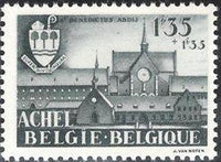 Belgium 1948 Achel and Chèvremont Abbey Funds-Stamps-Belgium-StampPhenom