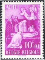 Belgium 1948 Achel and Chèvremont Abbey Funds-Stamps-Belgium-StampPhenom