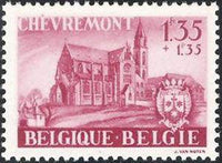 Belgium 1948 Achel and Chèvremont Abbey Funds-Stamps-Belgium-StampPhenom