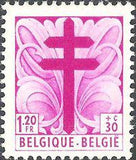 Belgium 1948 Anti Tuberculosis - Cross of Lorraine and Portraits of the Senate-Stamps-Belgium-StampPhenom