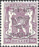 Belgium 1948 Definitives - Small State Arms - Precancellations-Stamps-Belgium-StampPhenom