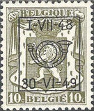 Belgium 1948 Definitives - Small State Arms - Precancellations-Stamps-Belgium-StampPhenom