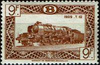 Belgium 1949-1952 Locomotives - Railway Stamps-Stamps-Belgium-StampPhenom