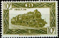 Belgium 1949-1952 Locomotives - Railway Stamps-Stamps-Belgium-StampPhenom