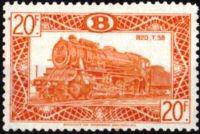 Belgium 1949-1952 Locomotives - Railway Stamps-Stamps-Belgium-StampPhenom