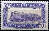 Belgium 1949-1952 Locomotives - Railway Stamps-Stamps-Belgium-StampPhenom