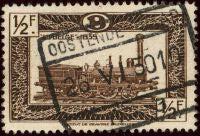 Belgium 1949-1952 Locomotives - Railway Stamps-Stamps-Belgium-StampPhenom