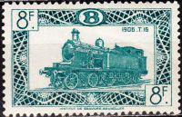 Belgium 1949-1952 Locomotives - Railway Stamps-Stamps-Belgium-StampPhenom