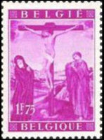 Belgium 1949 Culture - Jacob Jordaens and Rogier Van der Weyden-Stamps-Belgium-StampPhenom