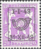 Belgium 1949 Definitives - Small State Arms - Precancellations-Stamps-Belgium-StampPhenom