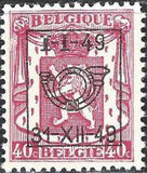 Belgium 1949 Definitives - Small State Arms - Precancellations-Stamps-Belgium-StampPhenom