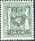 Belgium 1949 Definitives - Small State Arms - Precancellations-Stamps-Belgium-StampPhenom