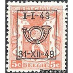 Belgium 1949 Definitives - Small State Arms - Precancellations-Stamps-Belgium-StampPhenom