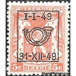 Belgium 1949 Definitives - Small State Arms - Precancellations-Stamps-Belgium-StampPhenom