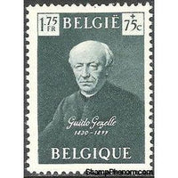 Belgium 1949 Guido Gezelle, 50th Death Anniversary-Stamps-Belgium-StampPhenom