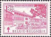 Belgium 1950 Anti Tuberculosis - Flowers and Sanatoriums-Stamps-Belgium-StampPhenom