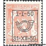 Belgium 1950 Definitives - Small State Arms - Precancellations-Stamps-Belgium-StampPhenom