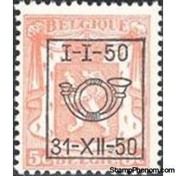 Belgium 1950 Definitives - Small State Arms - Precancellations-Stamps-Belgium-StampPhenom