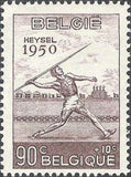 Belgium 1950 European Athletics Championships-Stamps-Belgium-StampPhenom