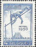 Belgium 1950 European Athletics Championships-Stamps-Belgium-StampPhenom