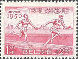 Belgium 1950 European Athletics Championships-Stamps-Belgium-StampPhenom