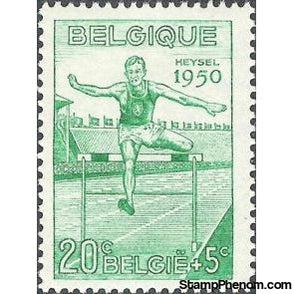 Belgium 1950 European Athletics Championships-Stamps-Belgium-StampPhenom