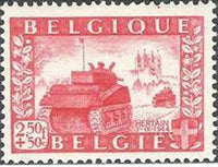 Belgium 1950 Liberation - Anglo-Belgian Union-Stamps-Belgium-StampPhenom