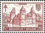 Belgium 1951 Anti Tuberculosis - Lorraine Cross and Castles-Stamps-Belgium-StampPhenom