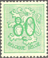 Belgium 1951 Definitives - Digit on Heraldic Lion-Stamps-Belgium-StampPhenom