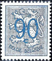 Belgium 1951 Definitives - Digit on Heraldic Lion-Stamps-Belgium-StampPhenom