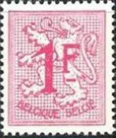 Belgium 1951 Definitives - Digit on Heraldic Lion-Stamps-Belgium-StampPhenom