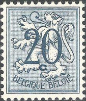 Belgium 1951 Definitives - Digit on Heraldic Lion-Stamps-Belgium-StampPhenom