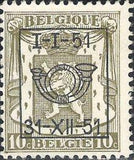 Belgium 1951 Definitives - Small State Arms - Precancellations-Stamps-Belgium-StampPhenom