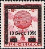 Belgium 1951 Royal Aero Club - 50th Anniversary-Stamps-Belgium-StampPhenom