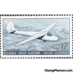 Belgium 1951 Royal Aero Club - 50th Anniversary-Stamps-Belgium-StampPhenom