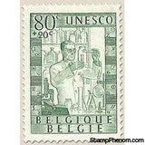 Belgium 1951 Unesco-Stamps-Belgium-StampPhenom