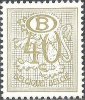 Belgium 1952-1975 Definitives Digit on Heraldic Lion - Service Stamps-Stamps-Belgium-StampPhenom