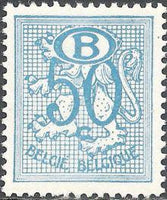 Belgium 1952-1975 Definitives Digit on Heraldic Lion - Service Stamps-Stamps-Belgium-StampPhenom