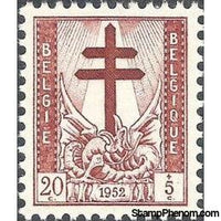 Belgium 1952 Anti Tuberculosis - Lorraine Cross and Views of the Eastern Cantons-Stamps-Belgium-StampPhenom