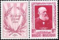 Belgium 1952 Culture Fund - Belgian Writers-Stamps-Belgium-StampPhenom