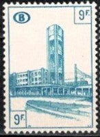 Belgium 1953-1957 Brussels Railway Stations - Railway Stamps-Stamps-Belgium-StampPhenom