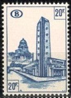 Belgium 1953-1957 Brussels Railway Stations - Railway Stamps-Stamps-Belgium-StampPhenom